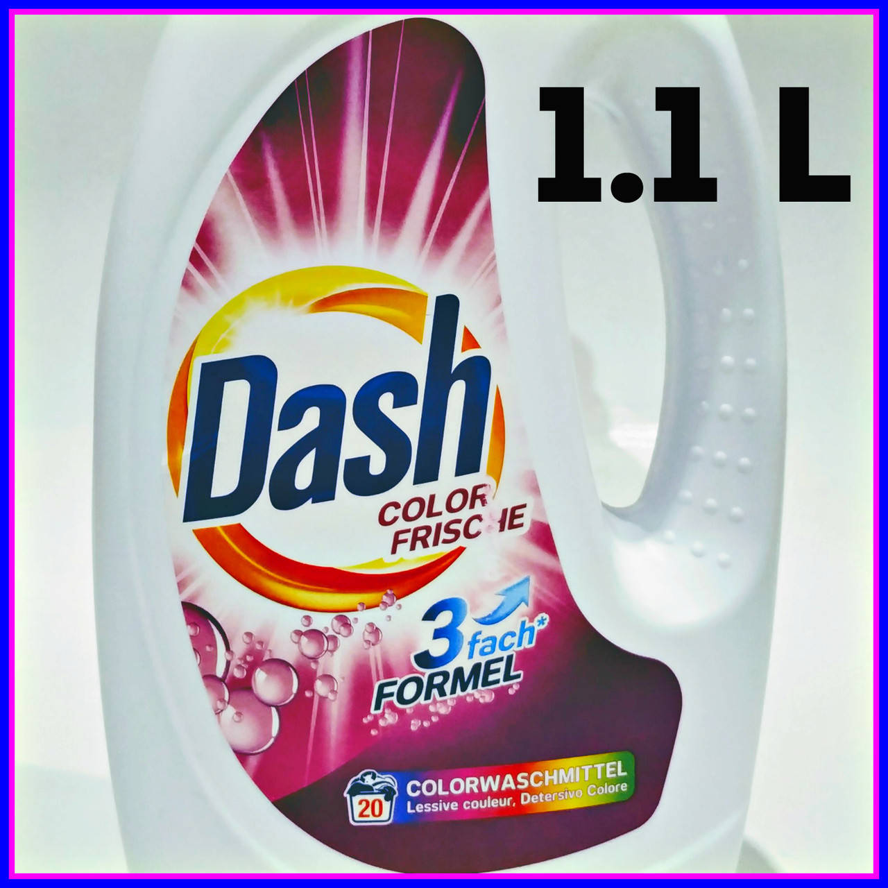 

Гель для стирки Dash цветных вещей Color Frische 1,1л 20 стирок