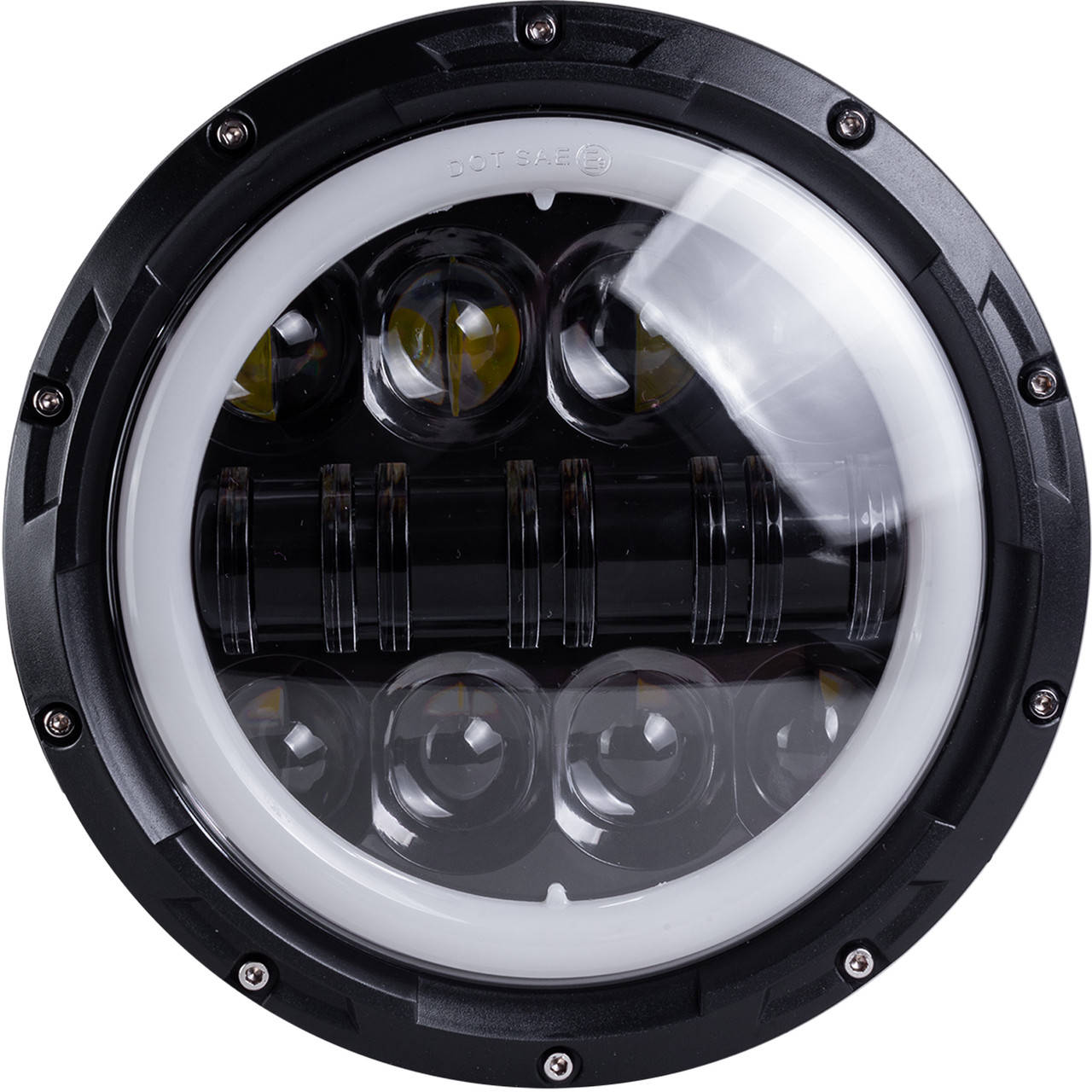 

Фара LED ГАЗ 53, КАМАЗ, УАЗ, ЗИЛ, МАЗ, ВАЗ 2121, 2101 80W, ближний+дальний+ходовые огни, 7 дюймов АТП