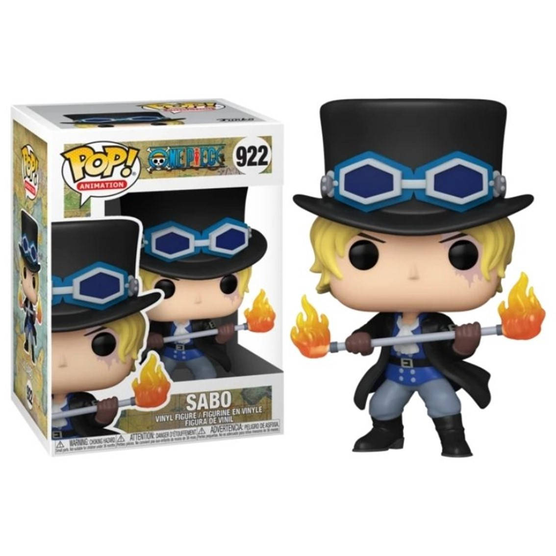 

Фигурка Funko Pop Фанко Поп Большой куш Сабо One Piece Sabo 10 см ОР S 922
