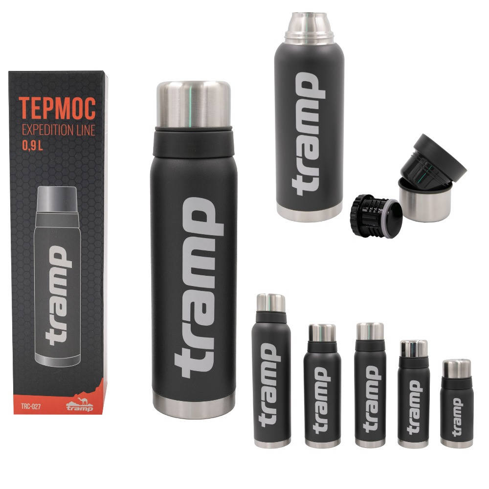 

Термос Tramp Expedition Line 0,9 л Cерый (TRC-027-grey), Термос для напитков Трамп 900 мл, Серый