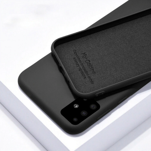 

Чехол Silicone Case full для Samsung Galaxy A51 A515F черный (самсунг а51)