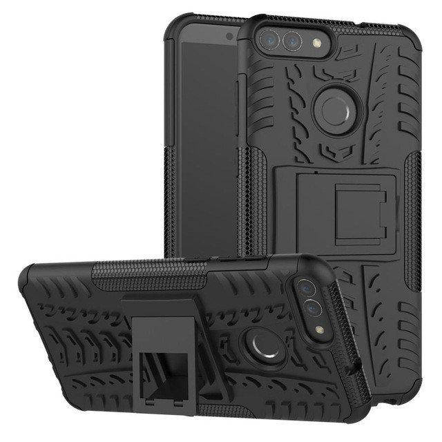 

Чехол Armor для Huawei P Smart / FIG-LX1 / FIG-LA1 бампер противоударный Black, Черный