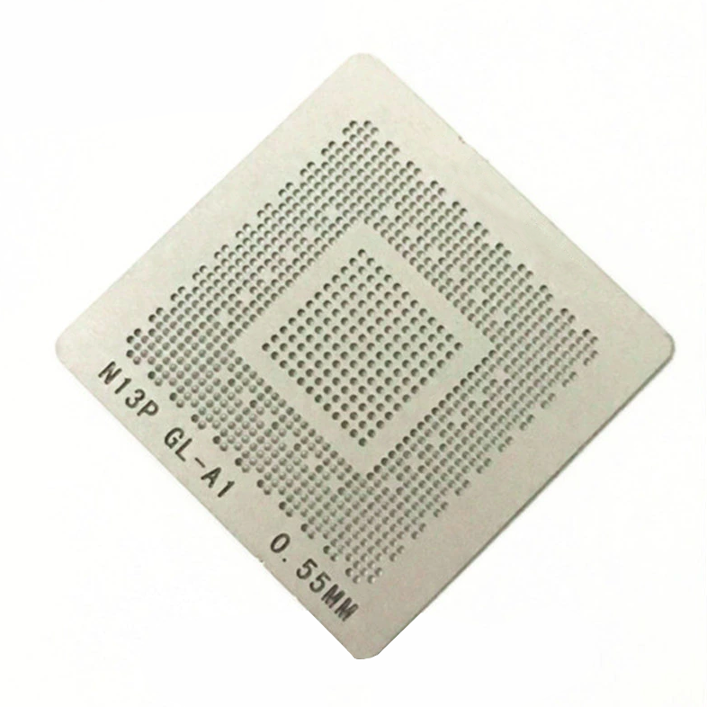 

Трафареты BGA прямого нагрева N18P-Q1-A1 N18P-Q3-A1 N18M-Q3-A1 N17P-Q1-A2 (0.55 mm)