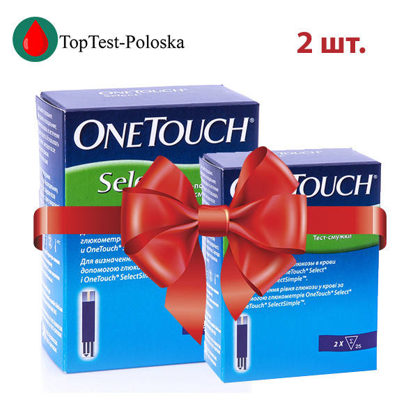 

Тест полоски One Touch Select №50 2 упаковки