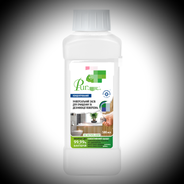 

Концентрований універсальний засіб для очищення та дезінфекції поверхонь