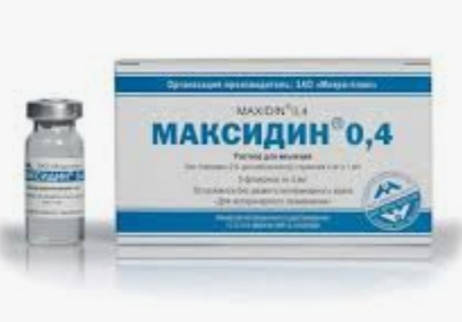 

Максидин 0,4% раствор для инъекций, 5 мл, Микро-плюс