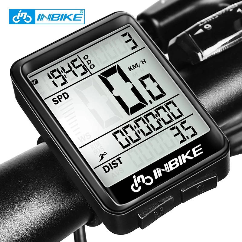 

Велокомпьютер INBIKE IC321, беспроводной, спидометр одометр, подсветка