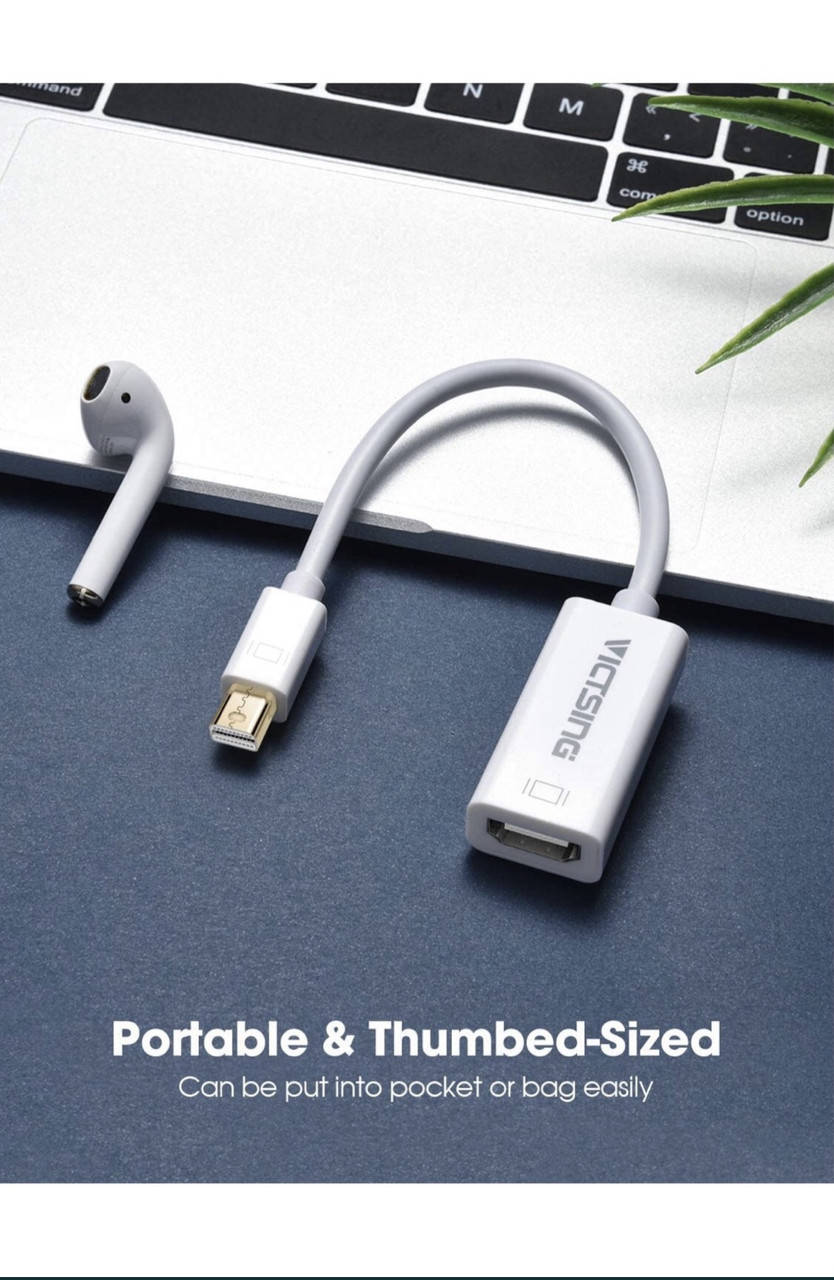 

Mini DisplayPort to HDMI Adapter 1080P Full HD Для Apple, Белый