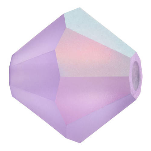 

Хрустальные биконусы Preciosa (Чехия) 5 мм Violet AB matt, Фиолетовый