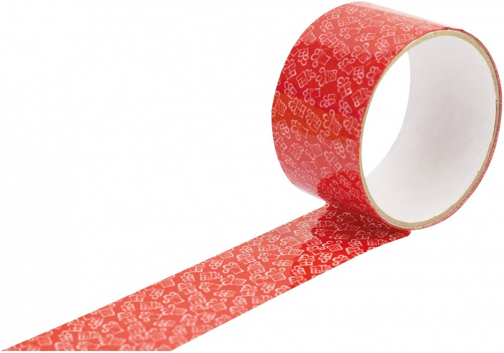 

Лента декоративная с печатью "Подарки", ширина 48 мм, длина 5 м