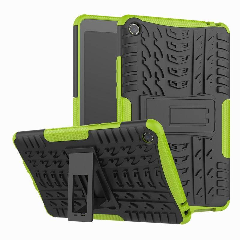 

Чехол бампер для Xiaomi Mi Pad 4 8.0" KAMII Shockproof Hybrid Black+Green, Зелёный