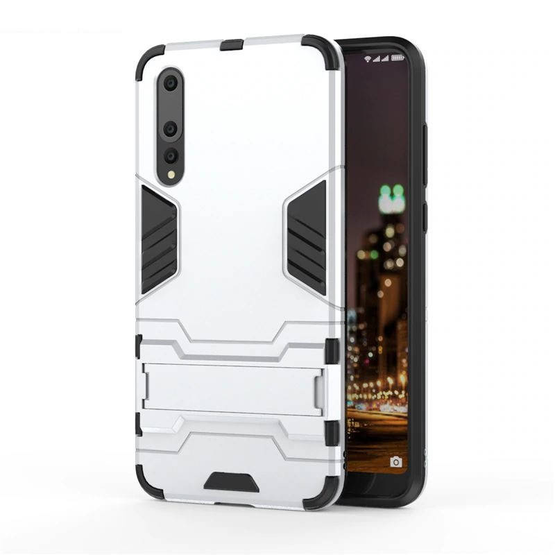 

PC + TPU чехол Metal armor для Xiaomi Mi 9 (6 цветов) серебристый