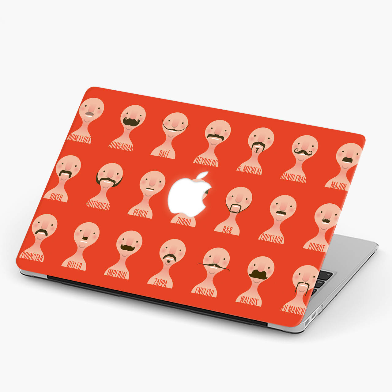

Чехол пластиковый для Apple MacBook Pro / Air Усики (Mustache) макбук про case hard cover MacBook Pro 13 A2289 / A2251 / A2338