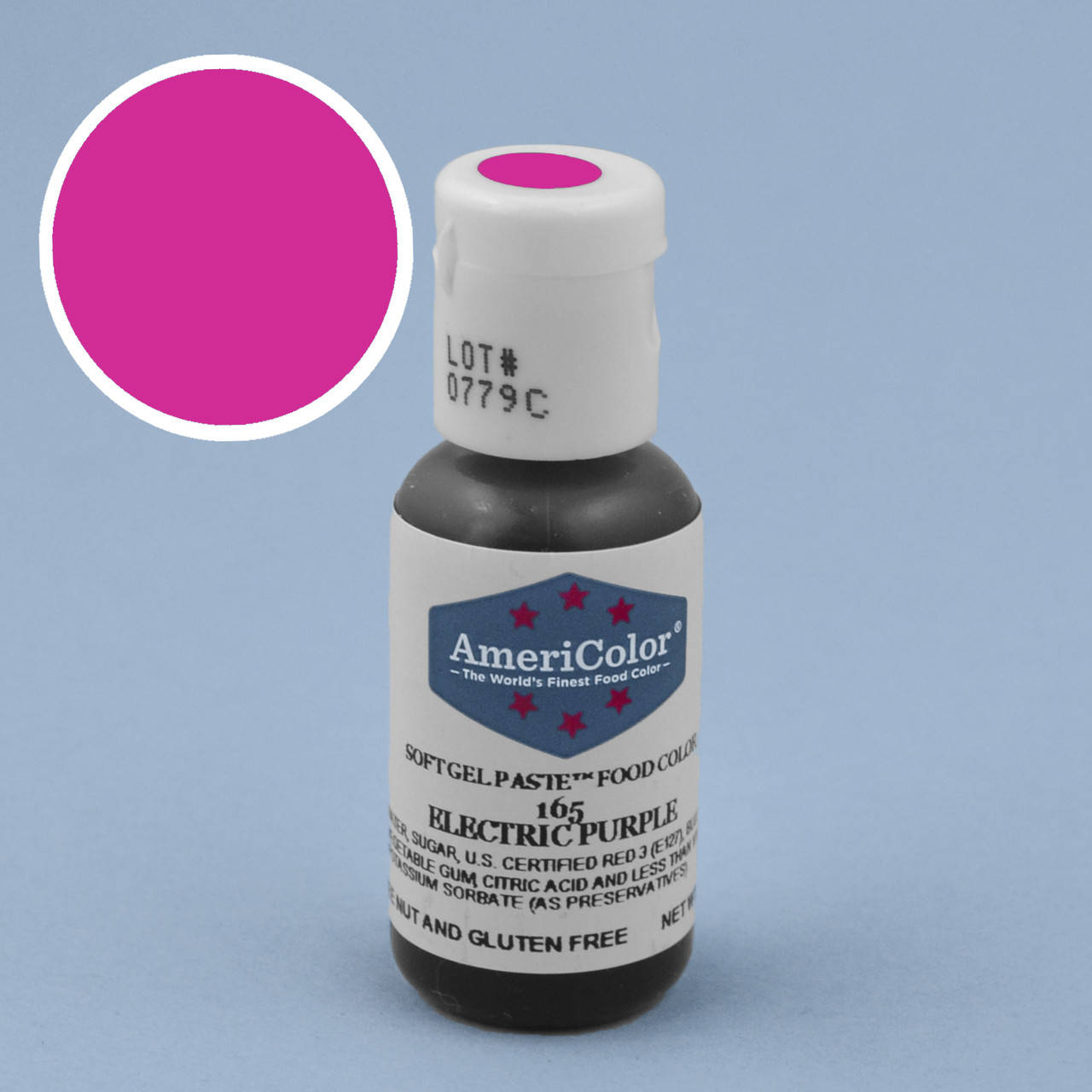 

Гелевая краска AmeriColor Фиолетовый электрик/Electric Purple 21 гр
