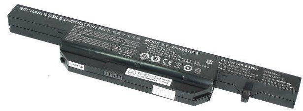 

Аккумулятор для ноутбука Clevo W650-3S2P / 11,1V 4400mAh / Black, Черный