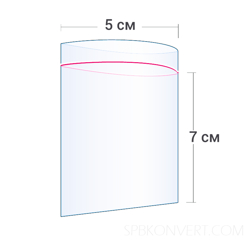 

Пакеты Zip-Lock 5х7 см для упаковки и фасовки, Прозрачный