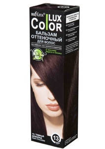 

Оттеночный бальзам для волос "COLOR LUX" тон 13 (темный шоколад)