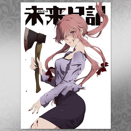 

Плакат Аниме Mirai Nikki 16