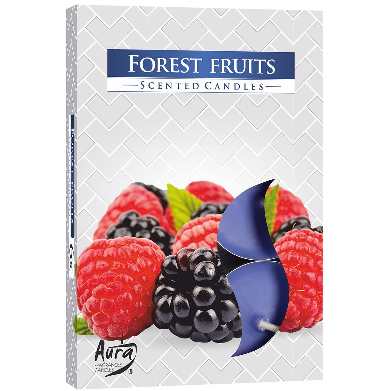 

Свеча таблетка ароматическая Forest Fruits, Bispol. В наборе 6 штук. Польша., Фиолетовый
