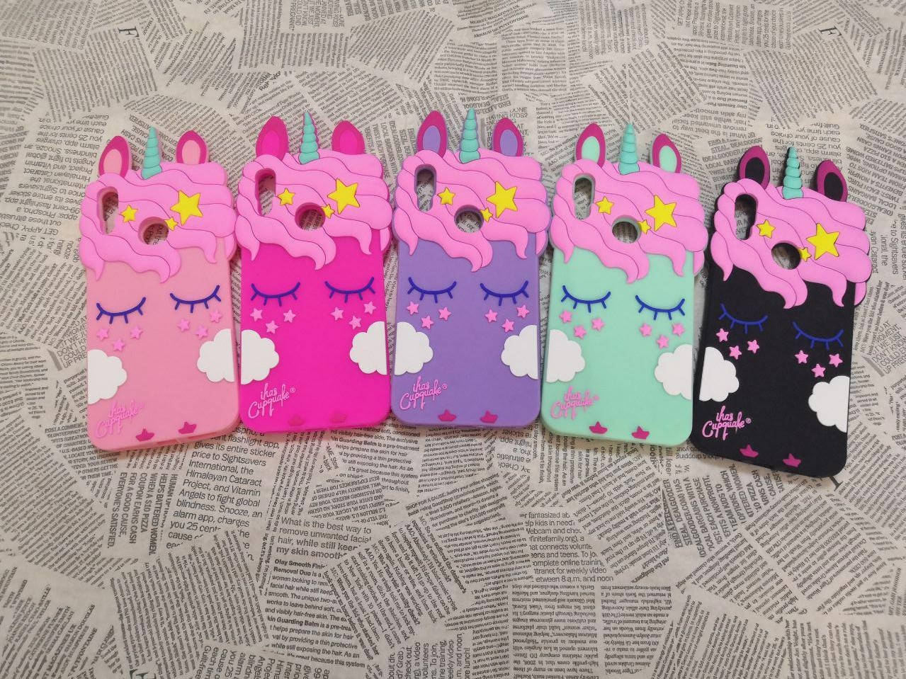 

Резиновый 3D чехол для Xiaomi (Ксиоми) Mi A2 Lite Пони Единорог, Разные цвета