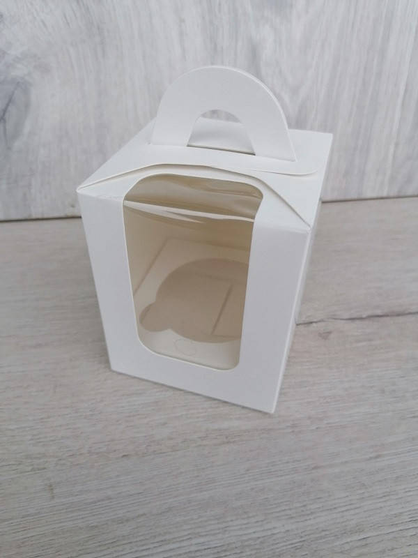 

Коробка для 1 кекса, Белый