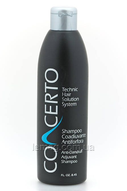 

Concerto Anti-dandruff adjuvant shampoo Шампунь лечебный против перхоти, 250 мл