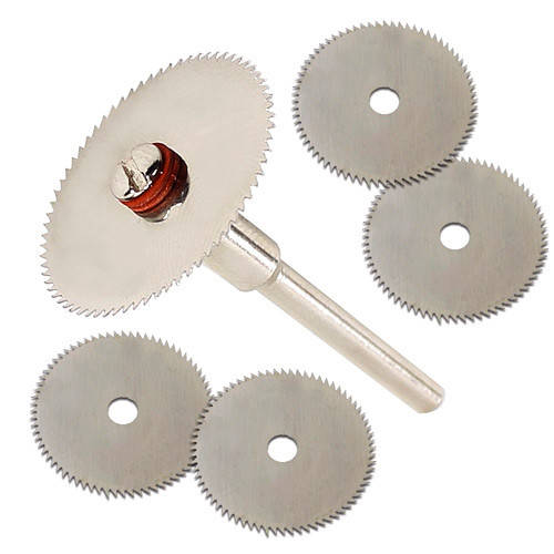 

Набор из 5 отрезных кругов, дисковых пил 22мм для дремеля гравера