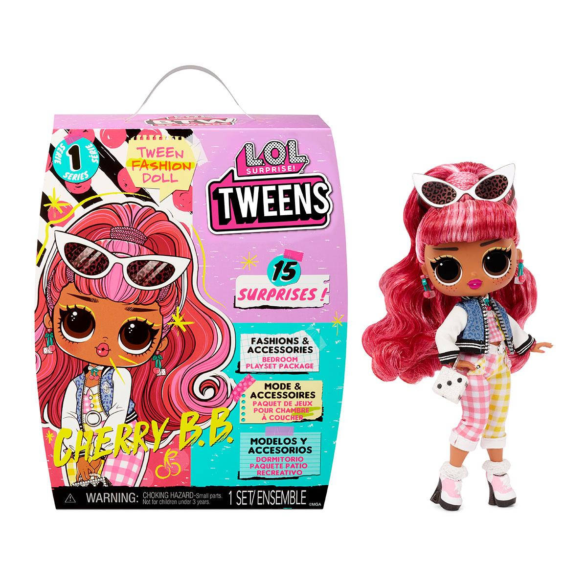 

Игровой набор LOL Surprise серии Tweens Cherry BB Fashion Doll Кукла ЛОЛ Твинс тинейджер Черри-Леди 576709