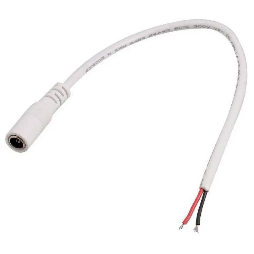 

Разъем питания POWER JACK штекер МАМА Mather DC 12В (5.5×2.1мм) Белый
