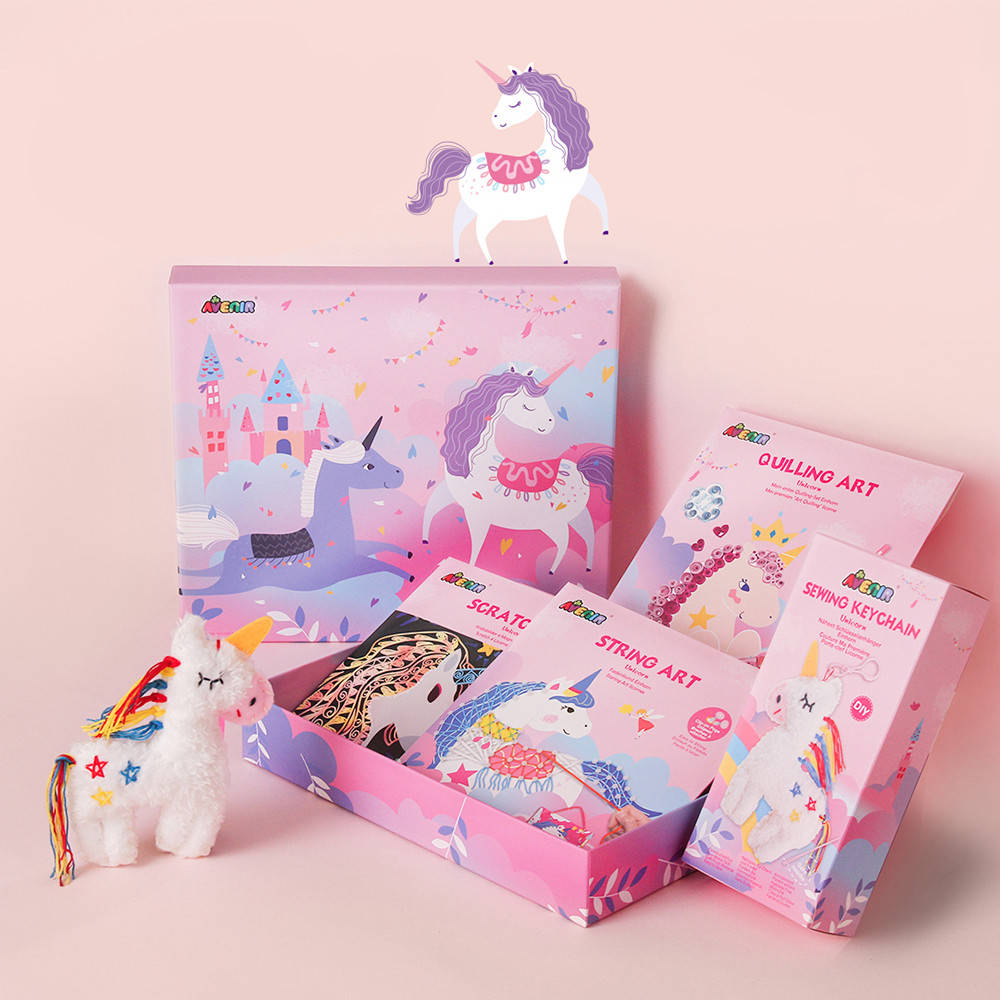 

ЭКСКЛЮЗИВ! Набор для творчества «Единороги 4в1», Avenir, подарочный бокс, 260 предметов