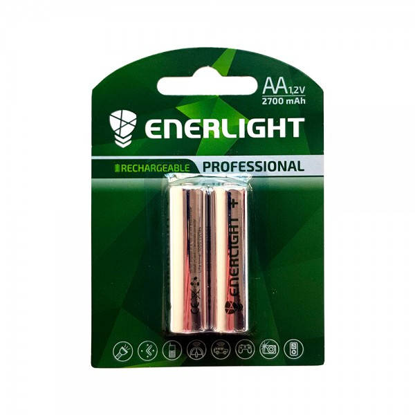 

Аккумулятор Enerlight Professional AA/R6 2700mAh Ni-MH (2шт)