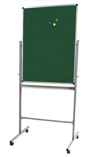 

Флипчарт 75х100 см. магнитный под мел двухсторонний на колесах Duo UkrBoards