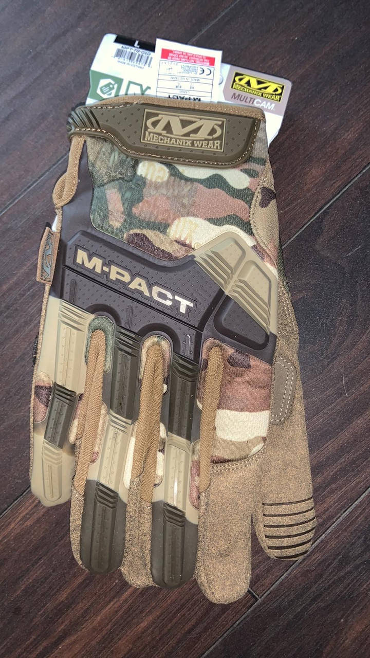 

Перчатки тактические М-PACT Mechanix multicam