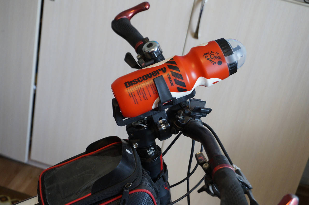 

Тримач для фляги з кріпленням на кермо/раму велосипеда