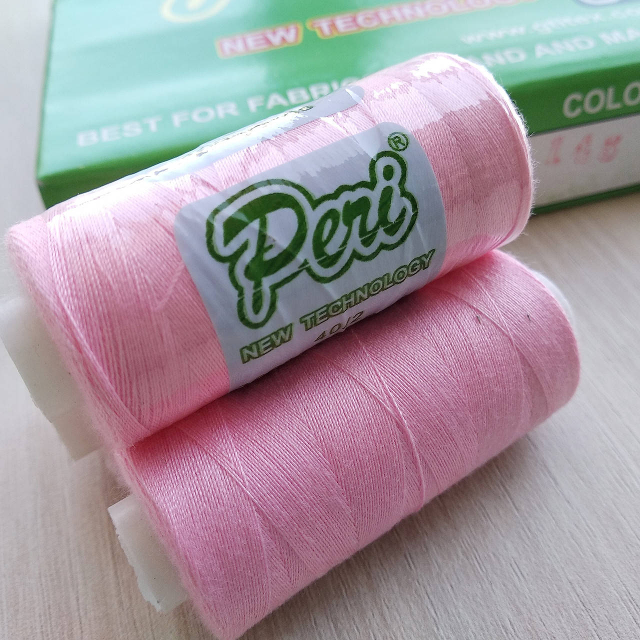 

Нитки Peri №40 котушка 400 ярд, рожева (145), Розовый