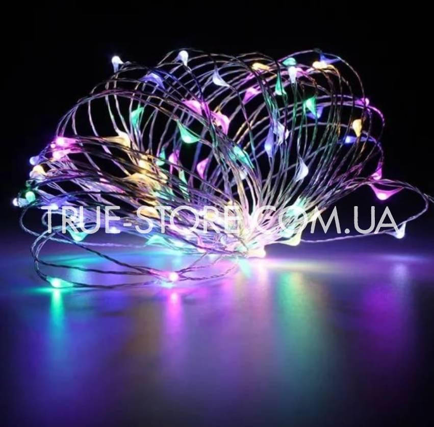 

Гирлянда РОСА нить 100LED, 220В, 10метров, Мультик цвет