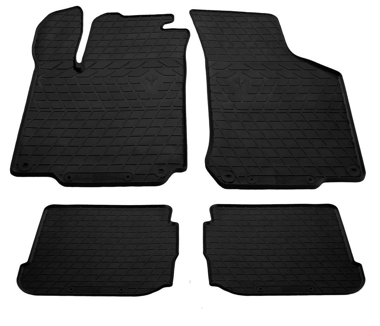 

Резиновые коврики в салон Volkswagen Golf 1997-2003, 4 шт. (Stingray), Черный