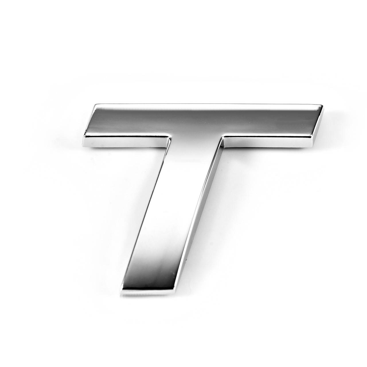 

Наклейка буква цифра на авто хромированная, шрифт наклонный малый, 2 см высота