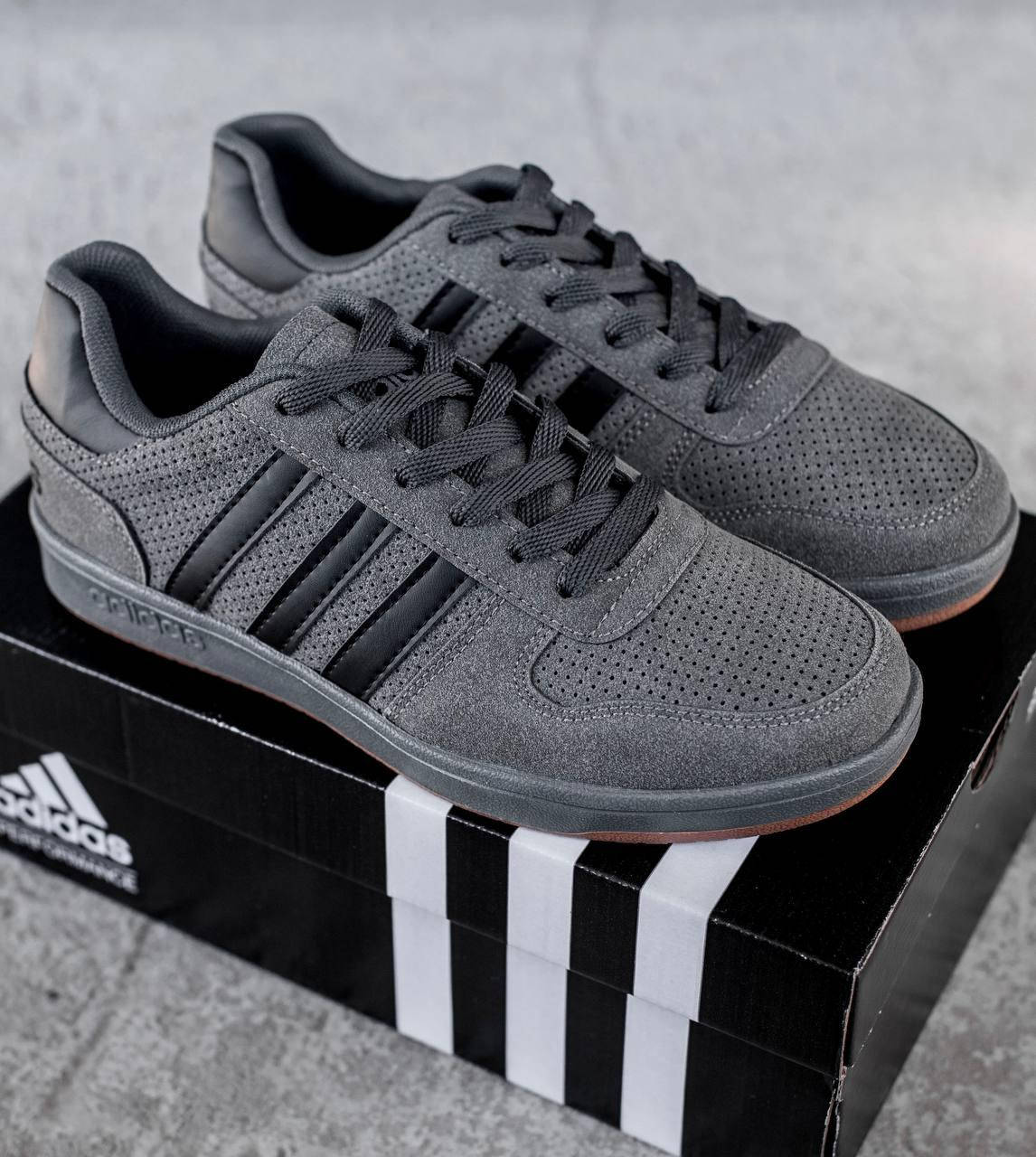 

Мужские серые кроссовки Adidas 41, Серый