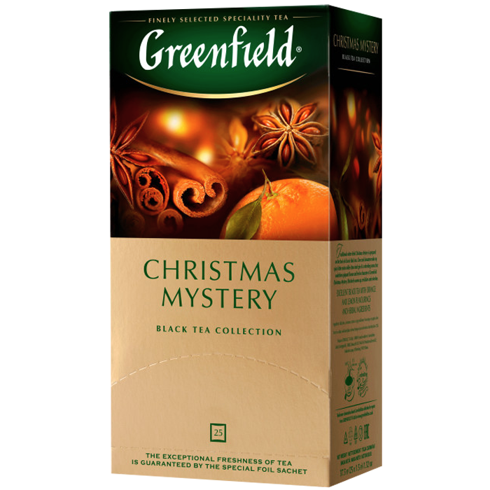 

Чай пакетированный черный Greenfield "Christmas Mystery" 25шт Корица