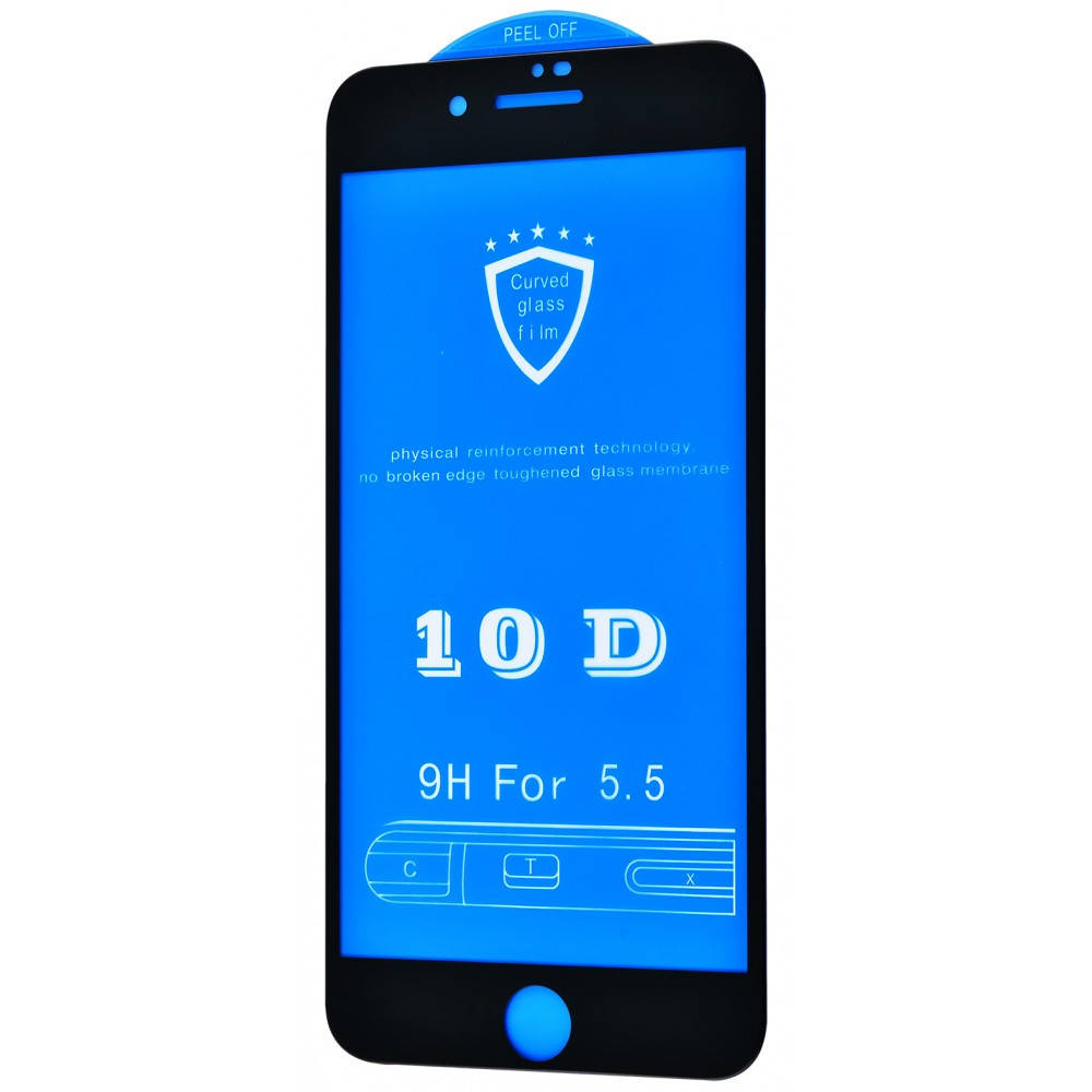 

Защитное стекло FULL SCREEN 10D на iPhone 7/8 (2 цвета) черный