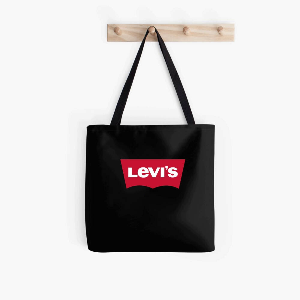 

Эко сумка шоппер Levis Logo унисекс Левис Левайс, Черный
