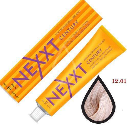 

Крем-краска для волос Nexxt Professional 12.01 блондин пепельный 100ml