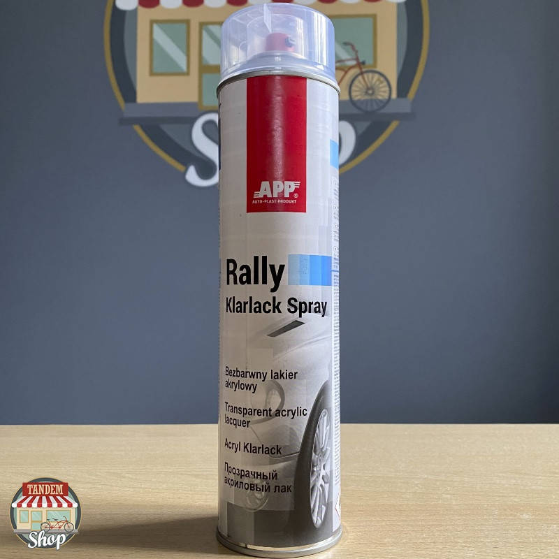 

Лак акриловый APP Rally, 600 мл Аэрозоль