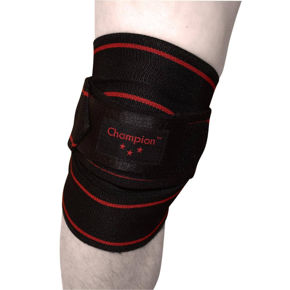 

Эластичные бинты на колени для приседаний Champion 2шт