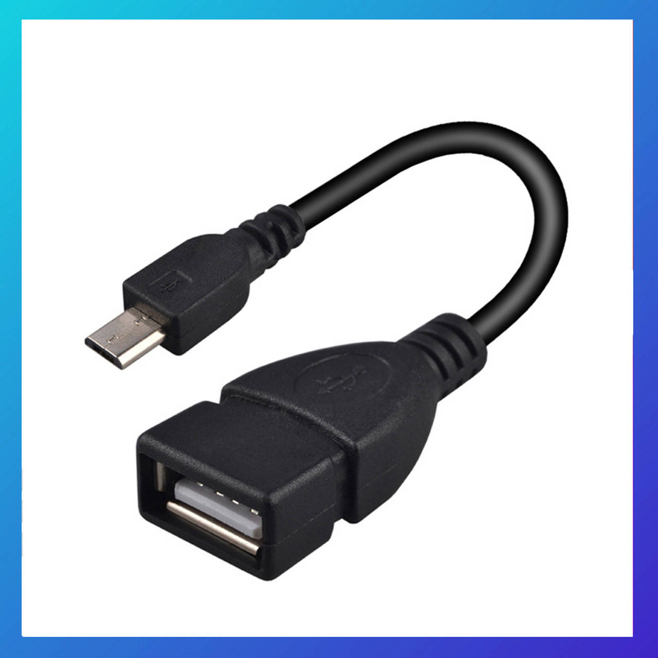 

OTG переходник с Usb на Micro-usb, Черный