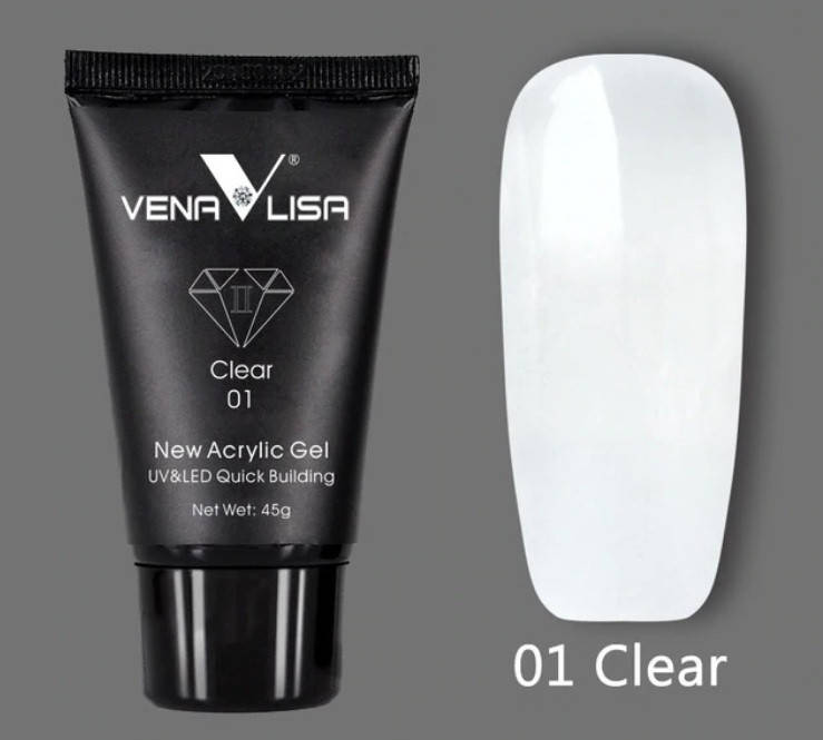 

Акрил-гель VENALISA №01 UV/LED 45 г, сlear