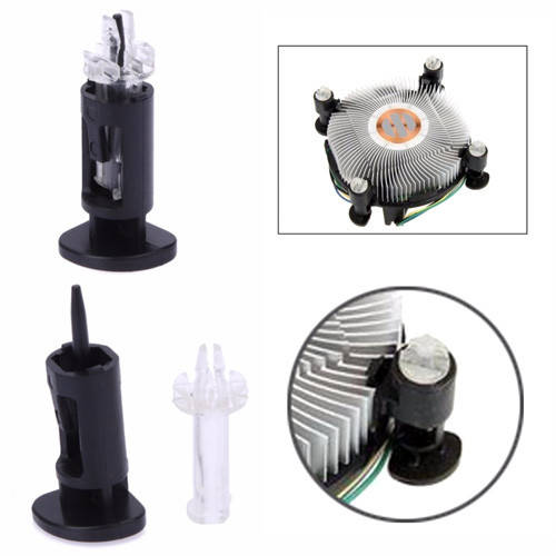 

4x Крепление клипса ножка радиатора кулера LGA 775 1150 1155 1156 1366