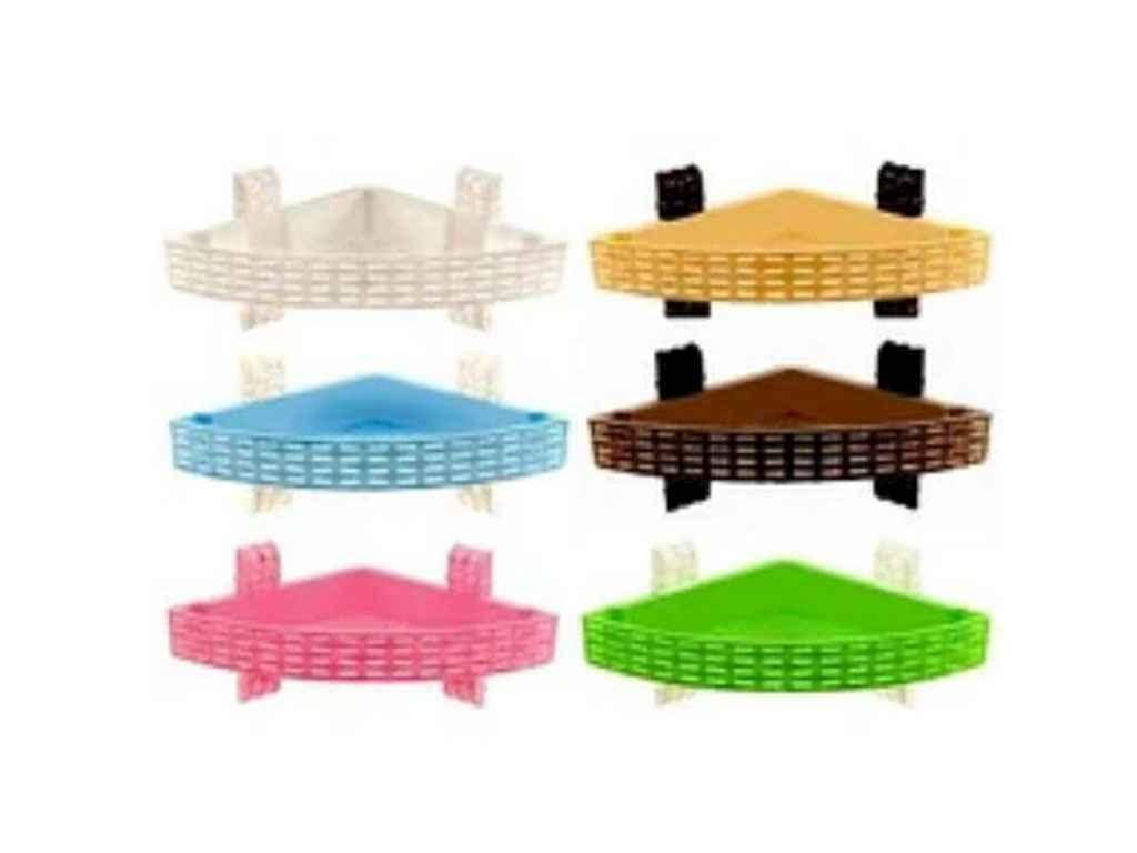 

Полиця кутова ротанг 1 ярус коричнева ТМ R-PLASTIC