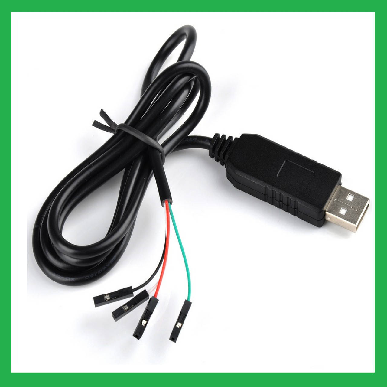 

Кабель USB к UART TTL RS232 PL2303HX адаптер переходник 4 pin. Кабель ГБО., Черный